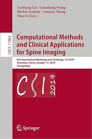 Seller image for Computational Methods and Clinical Applications for Spine Imaging for sale by moluna