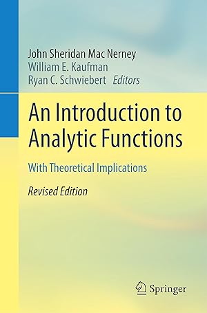 Seller image for An Introduction to Analytic Functions for sale by moluna