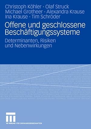 Image du vendeur pour Offene und geschlossene Beschaeftigungssysteme mis en vente par moluna