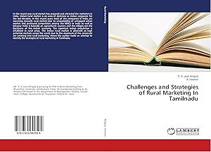 Imagen del vendedor de Challenges and Strategies of Rural Marketing In Tamilnadu a la venta por moluna