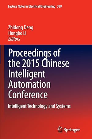 Seller image for Proceedings of the 2015 Chinese Intelligent Automation Conference for sale by moluna