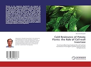 Immagine del venditore per Cold Resistance of Potato Plants: the Role of Cell-wall Invertase venduto da moluna