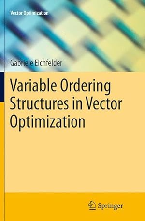 Imagen del vendedor de Variable Ordering Structures in Vector Optimization a la venta por moluna