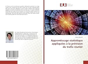 Bild des Verkufers fr Apprentissage statistique appliques  la prvision du trafic routier zum Verkauf von moluna