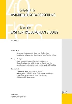 Immagine del venditore per Zeitschrift f ¼r Ostmitteleuropa-Forschung (ZfO) 69/2 / Journal of East Central European Studies (JEcES) venduto da moluna