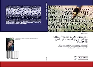 Seller image for Effectiveness of Assessment tools of Chemistry used by the BSEK for sale by moluna