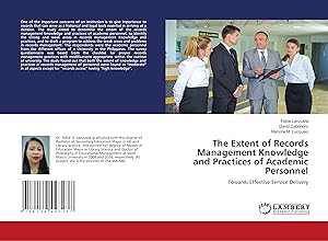 Immagine del venditore per The Extent of Records Management Knowledge and Practices of Academic Personnel venduto da moluna