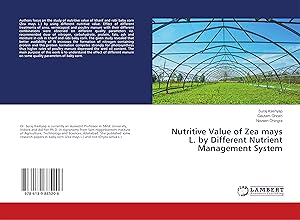 Imagen del vendedor de Nutritive Value of Zea mays L. by Different Nutrient Management System a la venta por moluna