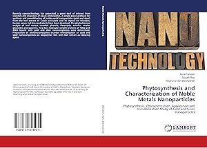Bild des Verkufers fr Phytosynthesis and Characterization of Noble Metals Nanoparticles zum Verkauf von moluna