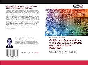 Bild des Verkufers fr Gobierno Corporativo y las Directrices OCDE en Instituciones Pblicas zum Verkauf von moluna