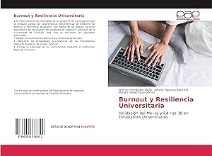 Bild des Verkufers fr Burnout y Resiliencia Universitaria zum Verkauf von moluna