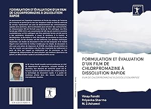 Seller image for FORMULATION ET VALUATION D\ UN FILM DE CHLORPROMAZINE  DISSOLUTION RAPIDE for sale by moluna