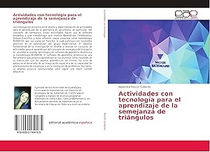 Image du vendeur pour Actividades con tecnologa para el aprendizaje de la semejanza de tringulos mis en vente par moluna