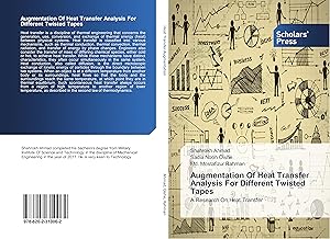 Seller image for Augmentation Of Heat Transfer Analysis For Different Twisted Tapes for sale by moluna