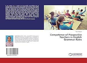 Bild des Verkufers fr Competence of Prospective Teachers in English Grammar Rules zum Verkauf von moluna