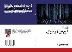 Imagen del vendedor de Basics in Design and Analysis of Algorithms a la venta por moluna