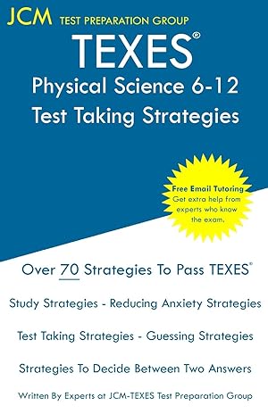 Bild des Verkufers fr TEXES Physical Science 6-12 - Test Taking Strategies zum Verkauf von moluna