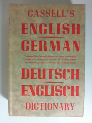 Cassell's German and English Dictionary. (English-German / Deutsch-Englisch) 1526 pages.