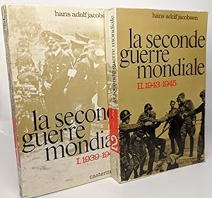 Imagen del vendedor de La seconde guerre mondiale caractres fondamentaux de la politique et de la stratgie - tome I 1939-1943 + tome II 1943-1945 a la venta por crealivres