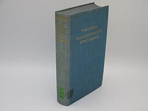 Bild des Verkufers fr Philosophisches Wrterbuch. Mensch, Welt, Gott, Ergnzungsband zum Verkauf von Antiquariat Bookfarm