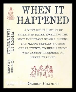 Image du vendeur pour When it happened : a very short history of Britain in dates, including the most important kings and queens, the major battles and other great events, to help anyone who cannot remember or never learned mis en vente par MW Books