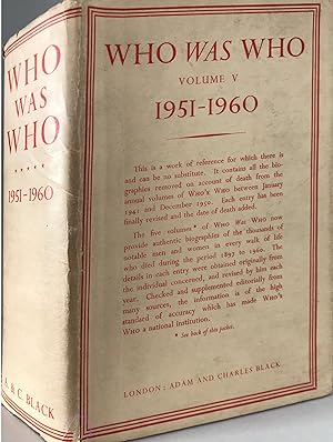 Who was Who Vol. V 1951 - 1960