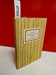 Bild des Verkäufers für GOYA . Pinselzeichnungen . 32 Bildtafeln .( Insel-Bücherei Nr. 570 ) Auflage 1953 zum Verkauf von Buchliebe-shop I Viridi Commercium OHG