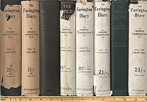 The Farington Diary by Joseph Farington R.A. Complete 8 volume set