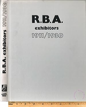Royal Society of British Artists members exhibiting 1911-1930