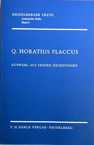 Bild des Verkufers fr Auswahl aus seinen Dichtungen. Besorgt von Hildebrecht Hommel. zum Verkauf von Versandantiquariat Ruland & Raetzer