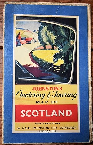 Johnston's Motoring & Touring Map Of Scotland
