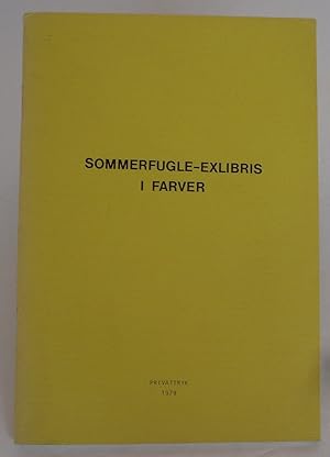 Sommerfugle-Exlibris I Farver, Exllibris Schmetterlinge, Kunst Grafik.