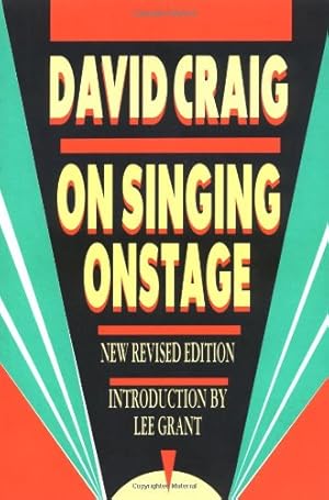 Seller image for On Singing Onstage (Applause Acting Series) [Soft Cover ] for sale by booksXpress