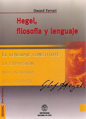 Seller image for Hegel, filosofa y lenguaje. for sale by La Librera, Iberoamerikan. Buchhandlung