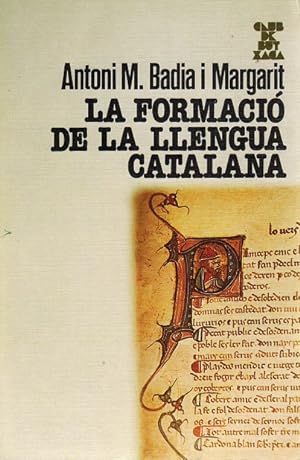 Seller image for Formaci de la llengua catalana. for sale by La Librera, Iberoamerikan. Buchhandlung