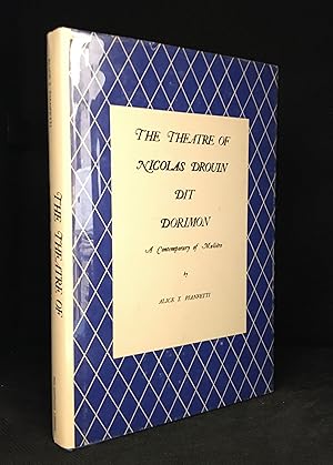 The Theatre of Nicolas Drouin, Dit Dorimon; A Contemporary of Moliere