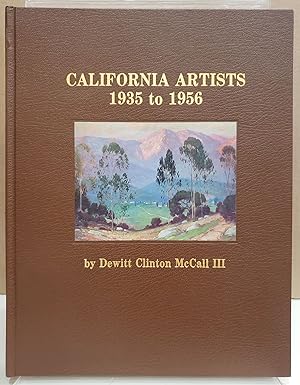 Seller image for California Artists 1935 to 1956 for sale by Moe's Books