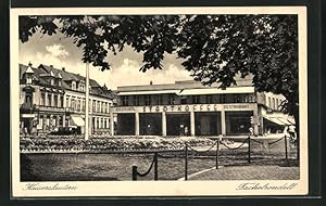 Ansichtskarte Kaiserslautern, Café Stadtkaffee am Fackelrondell