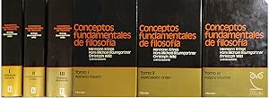 Conceptos fundamentales de la Filosofía - 3 Vols. (Obra completa)