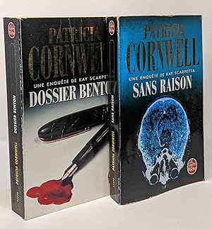 Image du vendeur pour Dossier Benton + Sans raison ---- enqute e Kay Scarpetta --- 2 livres mis en vente par crealivres