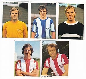 5x Sammelbild Bergmann Verlag Unna Fußball 1972 und 1972/1973