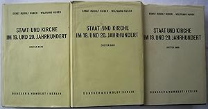 Bild des Verkufers fr Staat und Kirche im 19. und 20. Jahrhundert. Dokumente zur Geschichte des deutschen Staatskirchenrechts. Drei Bnde I-III. zum Verkauf von Antiquariat Immanuel, Einzelhandel