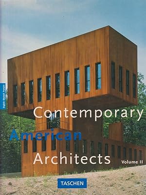 Bild des Verkufers fr Contemporary American Architects vol. II zum Verkauf von Librodifaccia