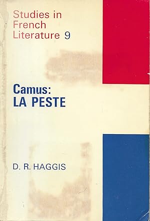 Imagen del vendedor de Camus' "La Peste" (Study in French Literature) a la venta por Books and Bobs