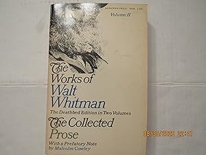 Bild des Verkufers fr The Works of Walt Whitman, Deathbed Edition. Vol 2 zum Verkauf von RMM Upstate Books