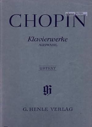 Chopin - Klavierwerke. Auswahl - Urtext