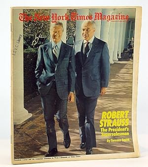 Bild des Verkufers fr The New York Times Magazine, February (Feb.) 24, 1980 - Cover Photo of Jimmy Carter and Robert Strauss / Roone Arledge zum Verkauf von RareNonFiction, IOBA