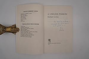 Bild des Verkufers fr A Useless Passion. zum Verkauf von ROBIN SUMMERS BOOKS LTD