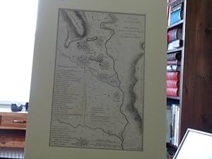Kupferstich Landkarte - Versuch einer Topographie von Sparta und dessen umliegender Gegend. Zu de...
