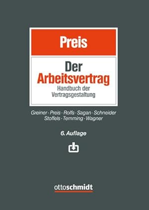 Seller image for Der Arbeitsvertrag for sale by Rheinberg-Buch Andreas Meier eK